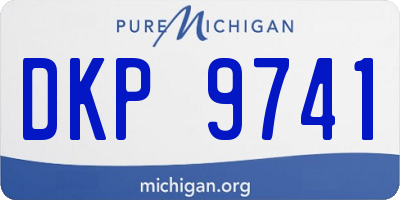 MI license plate DKP9741