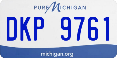 MI license plate DKP9761