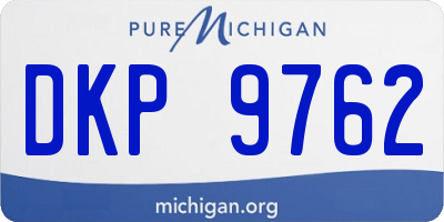 MI license plate DKP9762