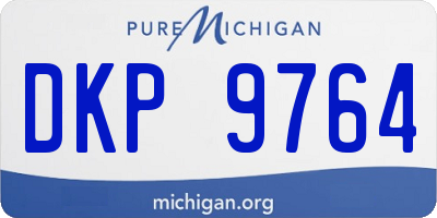 MI license plate DKP9764