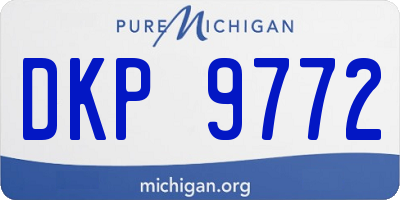 MI license plate DKP9772