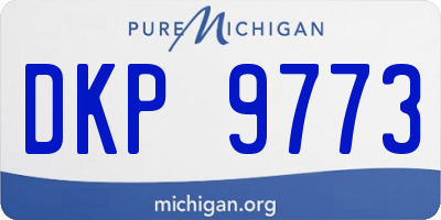 MI license plate DKP9773