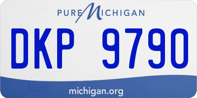 MI license plate DKP9790