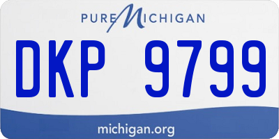 MI license plate DKP9799