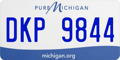 MI license plate DKP9844