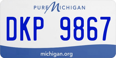 MI license plate DKP9867