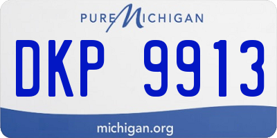 MI license plate DKP9913