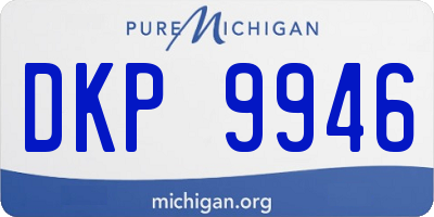 MI license plate DKP9946