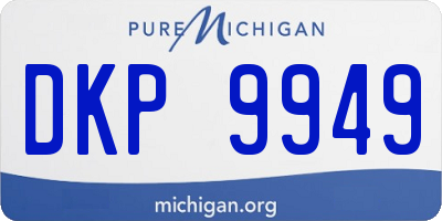 MI license plate DKP9949
