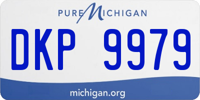 MI license plate DKP9979