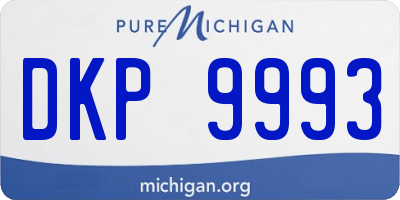 MI license plate DKP9993
