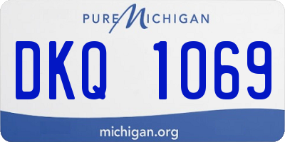 MI license plate DKQ1069
