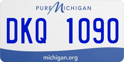 MI license plate DKQ1090
