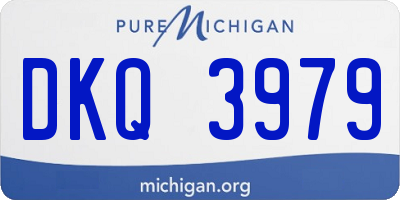 MI license plate DKQ3979