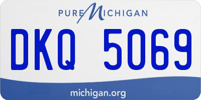 MI license plate DKQ5069