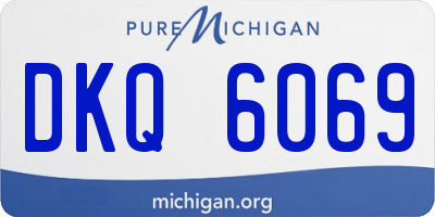 MI license plate DKQ6069