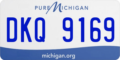 MI license plate DKQ9169