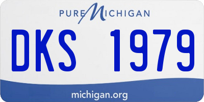 MI license plate DKS1979