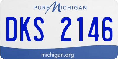 MI license plate DKS2146