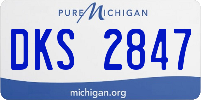 MI license plate DKS2847