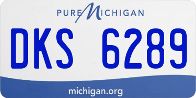 MI license plate DKS6289