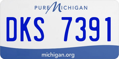 MI license plate DKS7391