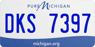 MI license plate DKS7397