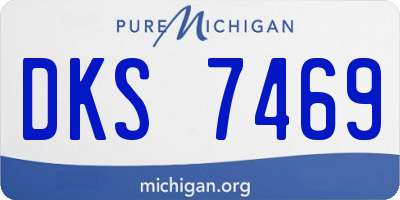 MI license plate DKS7469