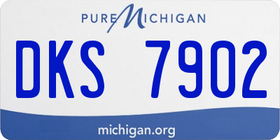 MI license plate DKS7902