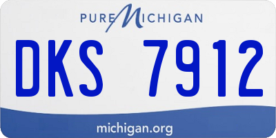MI license plate DKS7912