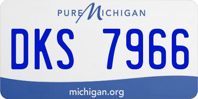 MI license plate DKS7966