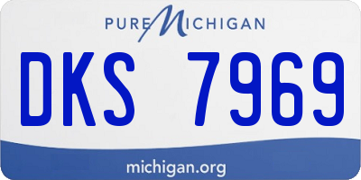 MI license plate DKS7969