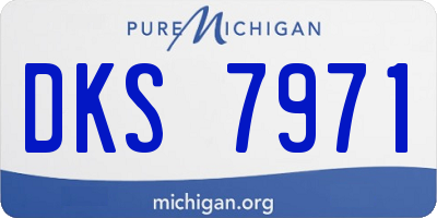 MI license plate DKS7971