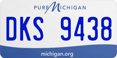 MI license plate DKS9438