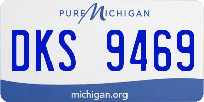 MI license plate DKS9469