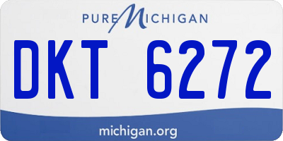 MI license plate DKT6272