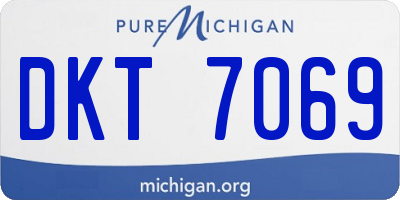 MI license plate DKT7069