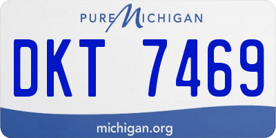 MI license plate DKT7469
