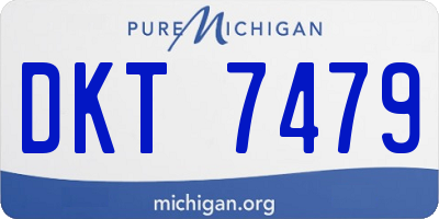 MI license plate DKT7479