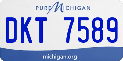 MI license plate DKT7589