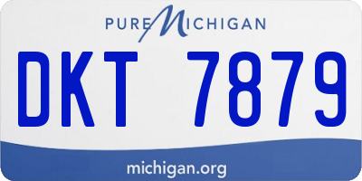 MI license plate DKT7879