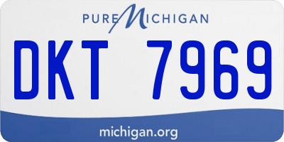 MI license plate DKT7969