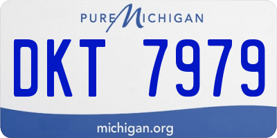 MI license plate DKT7979