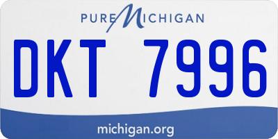 MI license plate DKT7996