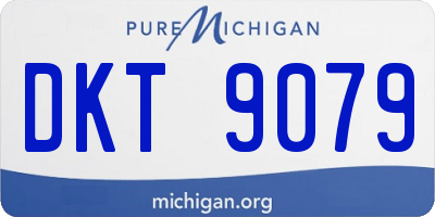 MI license plate DKT9079