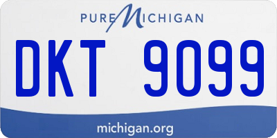 MI license plate DKT9099