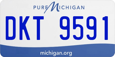 MI license plate DKT9591