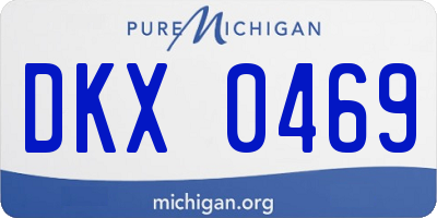 MI license plate DKX0469