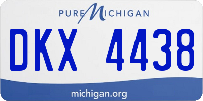 MI license plate DKX4438