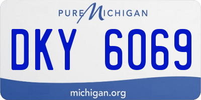 MI license plate DKY6069
